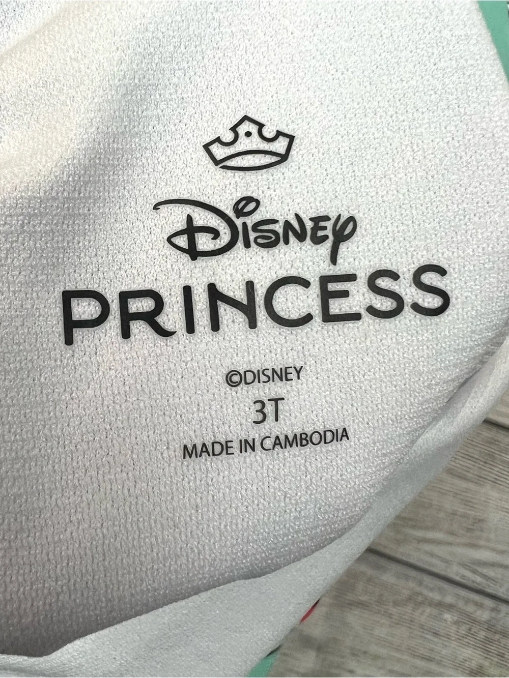 Disney Little Mermaid Long Sleeve Swimsuit Toddler Girls' Swimwear Size 3T Beach